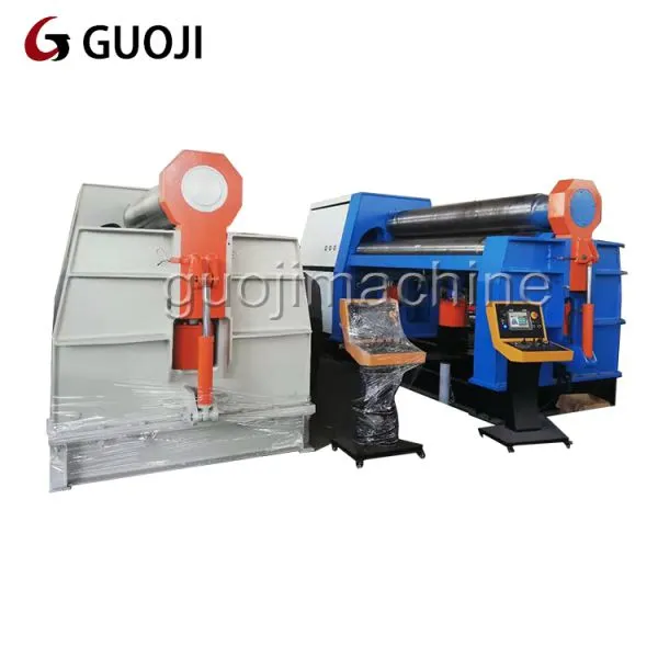 Small Hydraulic CNC Stainless Steel Plate Rolling Bending Machine 4 Roller Bending Machine for Long Plate photo-3