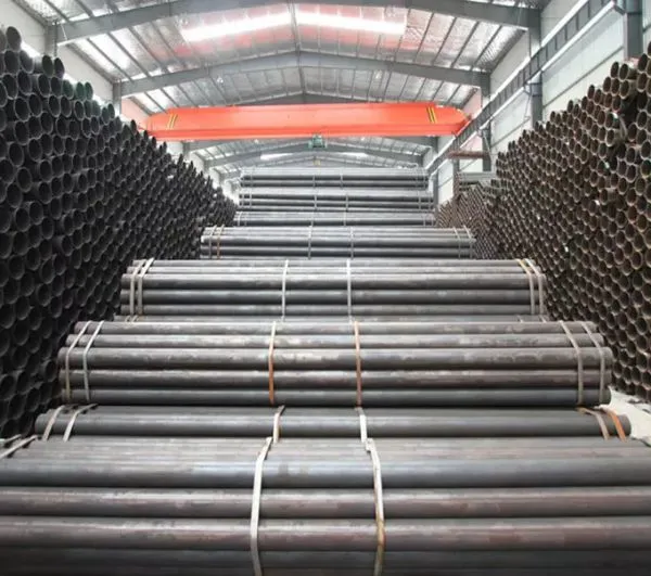 Tianjin Shengteng BS 1387 / ASTM A53 Mild Black Structure Steel Pipe photo-3