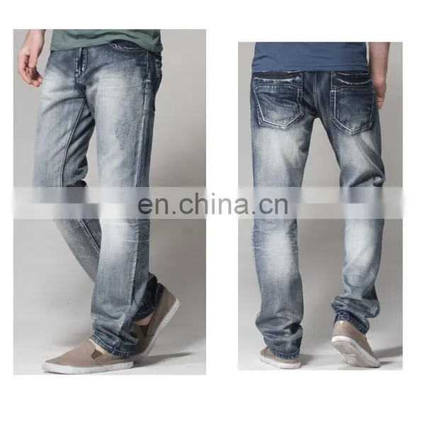 DiZNEW Wholesale Men Pencil Ripped Cotton Slim Stretch New Skinny Denim Jeans photo-4