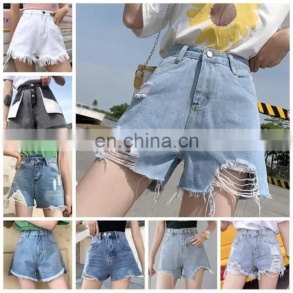 LAITE TR2010 Wholesales Customized Women Short Jeans Ladies Bodycon Short Jeans photo-3