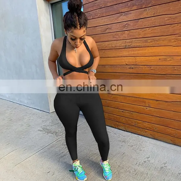 Wholesales Best Sellers Women Autumn Fitness Yoga Suit Ladies Solid Color Sportswear Fitness Clothing Set photo-5