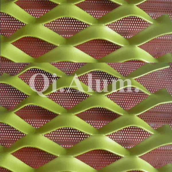 Aluminum Ceiling Expanded Metal Mesh China PVDF Paint Panel photo-2