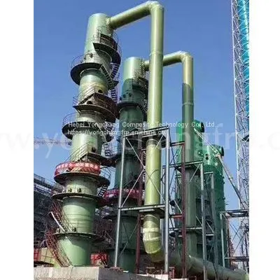 FRP Biological Deodorization Tower FRP Biological Deodorizer Equipment FRP Purification Tower