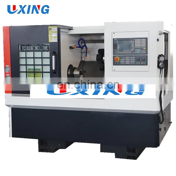 Higher Precision Gang Type Tool 45 Degree Slant Bed TCK6336 Small Cnc Lathe Machine Turning Center photo-2