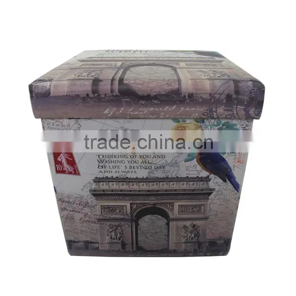 Modern Big Compartment Ottoman Storage photo-3