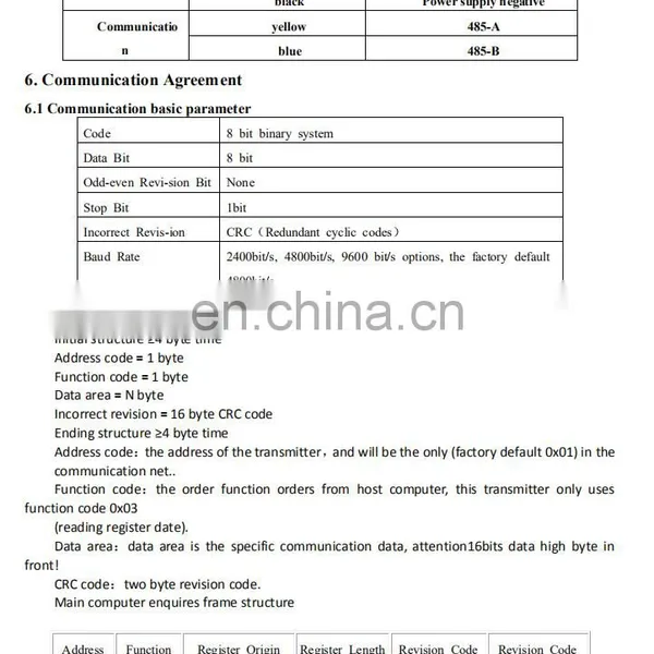 VMS-3002-ZS-N01 Wide Measuring Range Good Linearity Convenient Unoise Sensor Noise Transmitter RS485 Output photo-5