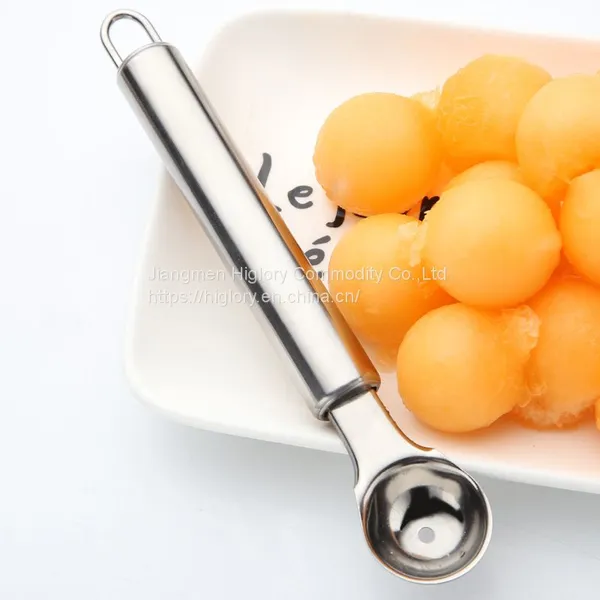 Stainless Steel 4-Piece Carving Knife Watermelon Cantaloupe Scoop for Cutting and Scooping photo-2