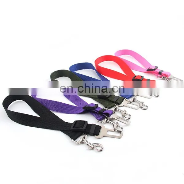Pet Dog Cat Car Seat Belt Dog Accessories Adjustable Harness Lead Leash Small Medium Travel Clip Puppy Collar Leash photo-3