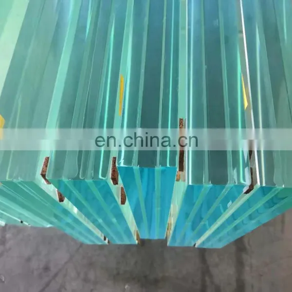 3 Layers Laminated Tempered Glass Ultra Clear Low Iron PVB SGP Multilayer Laminated Glass photo-2
