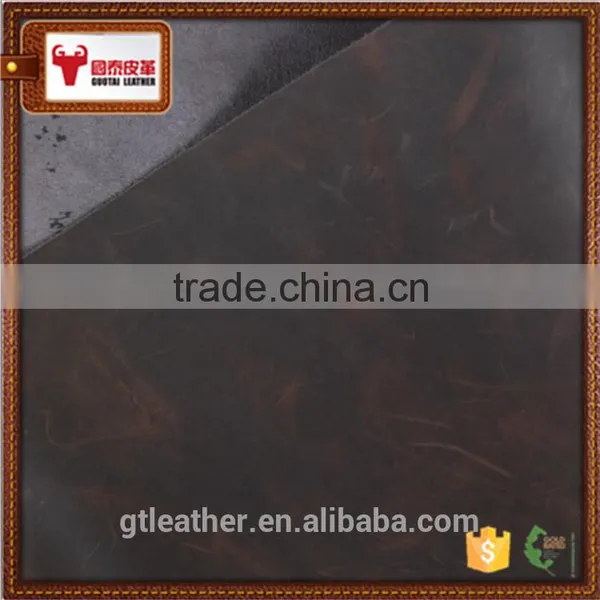 Oil Pull up Wax Cow Leather for Messager Bag and Shoes photo-2