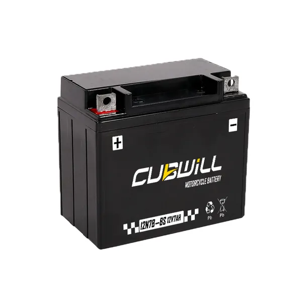 Superior Quality Lead Acid 12N7BL-BS Maintenance Free Motorcycle Battery photo-3