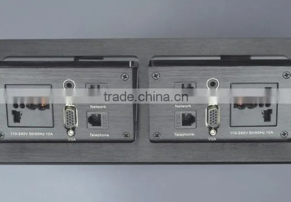 UK Electrical Desk Plugs With Audio Jack for Tabletop photo-5