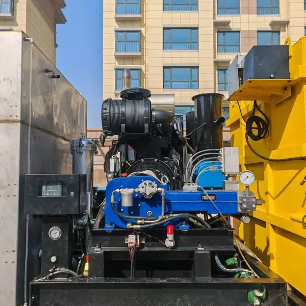 Ultra High Pressure Traffic Paint Line Road Marking Removal Machine Easy Maintenance Road Marker Paint With Core Hydro Blaster photo-2