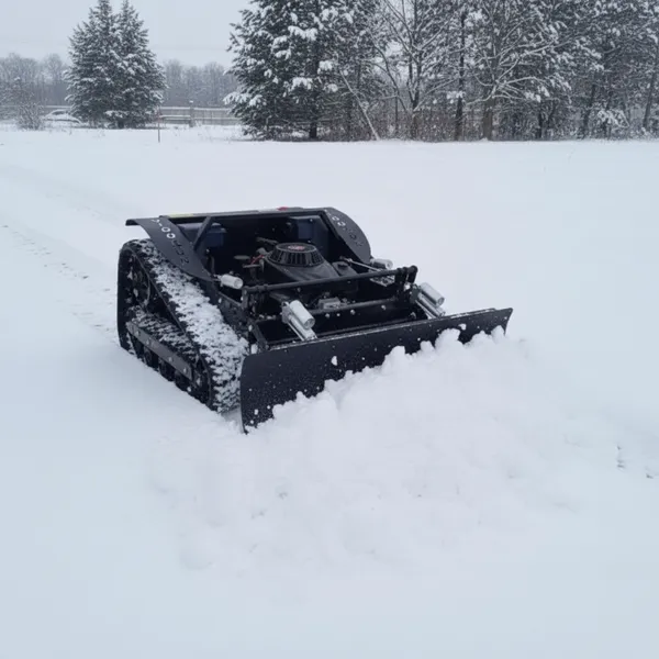 Agricultural Tools Mower Gress Cutter Snow Removal Machine Multitasker Snow Plow Brushless Remote Control Engine Gear 1 Year