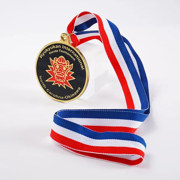 Manufacturer Wholesale Cheap Custom Your Own Gold Award Medallion Marathon Running Race Football Metal Sport Blank Medals photo-1