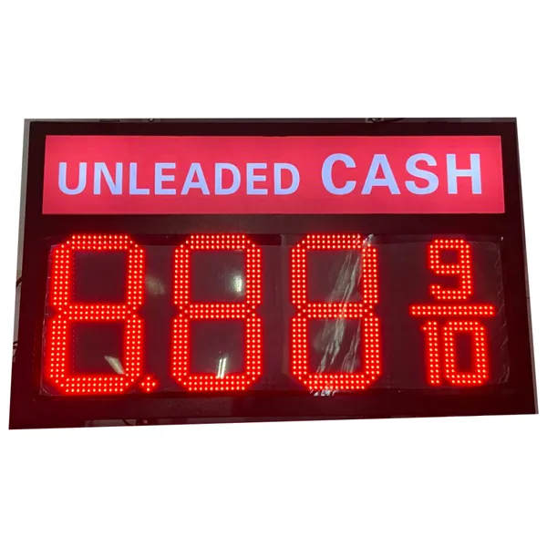 USA CASH CREDIT 8.889/10 LED Gas Price Signs Factory Gas Station Petrol Price photo-4
