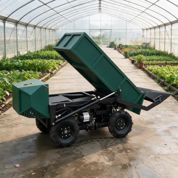 Automatic Self Dumping Remote Control Transporter With Range Extender Off Road Utility Vehicle