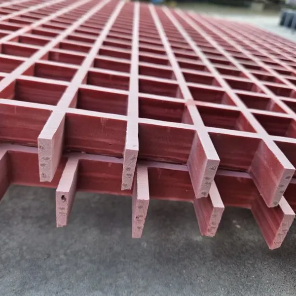 Mineral Processing Plant FRP Grating Slurry Corrosion Resistant Heavy Duty Flotation Walkway Panel