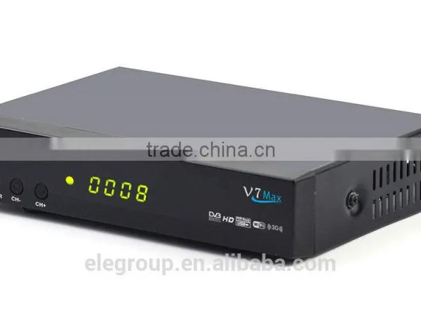 DVB-S2 Receiver FREESAT V7 MAX DVB S2 Support PowerVu,DRE, Biss Key Cccam & Newcam photo-2