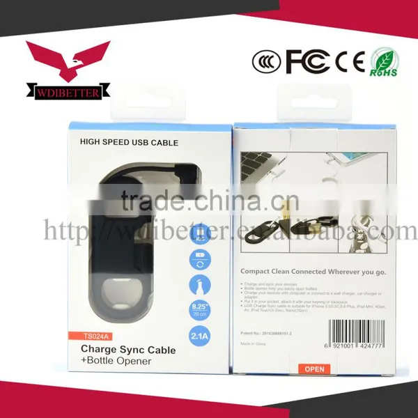 Bottle Opener With Data Cable Two In One China Consumer Electronics Manufacturer photo-3