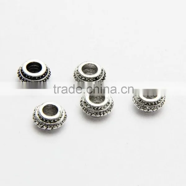 Wholesale Pdora New Style DIY Large Hole Drum Shape Zinc Alloy Beads photo-5