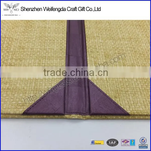 Fashion A4 PU Leather 6pages Menu Cover photo-4