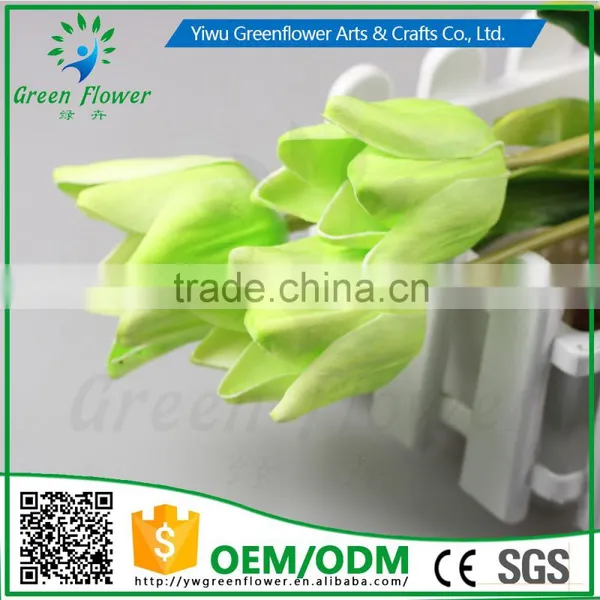 2016 Wholesale Latex 20" PU Artificial Flowers Real Touch Wedding Bridal Decor Display Flower photo-3