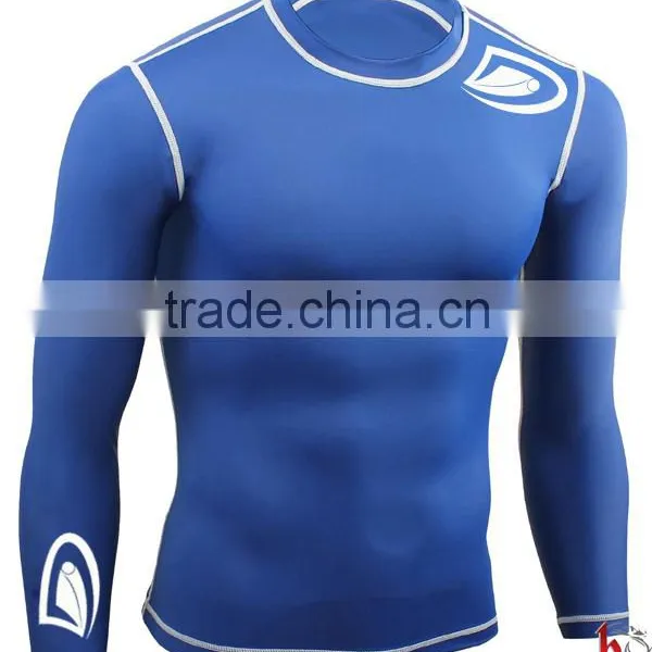 Custom Printed Blank Rash Guard Customized Logo Mma
