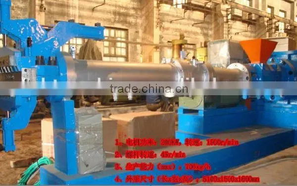 Hot Sale Rubber Extruder Xj-75 Hot Feed Rubber Extruder Machine photo-2