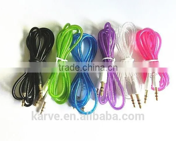 DC3.5 Cable Transparent Cable Data Link Auto Data Link Cable Six Colors photo-6