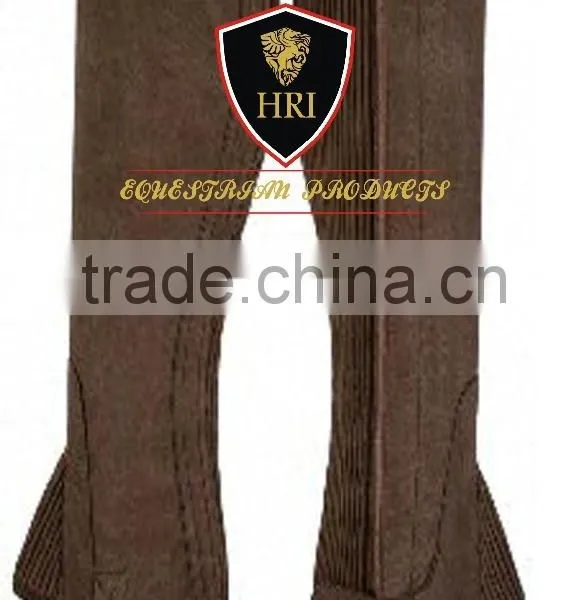 Brown Amara Half Chaps / Horse Riding Half Chaps / Horse Riding Colorful Half Chaps