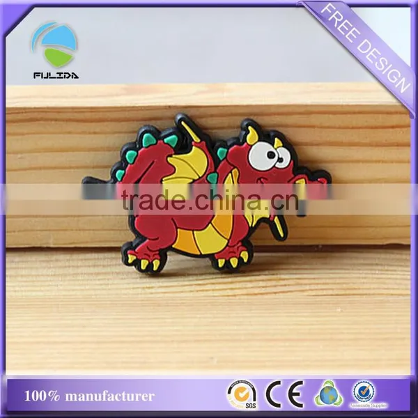 Cute Dinosaur Shaped Soft Plastic Souvenir Fridge Magnet photo-2