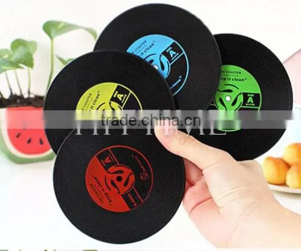 Convenient Silicone Rubber Coaster Pad Cup Vinyl Coffe Drinking Mat Mug Glass Plate photo-4