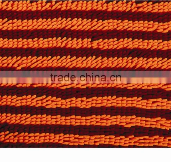 Chenille Floor Carpet With Anti Slip Base Double Color Living Room Mat photo-5