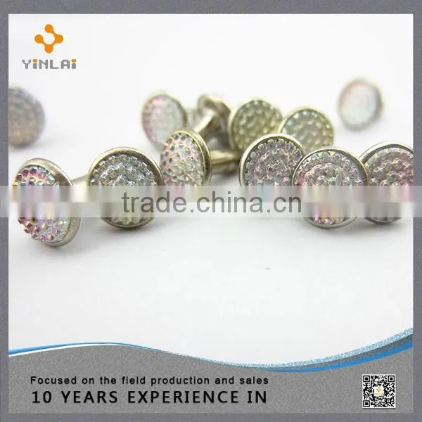 High Quality 8mm Shine Crystal Rivet For Garment photo-3