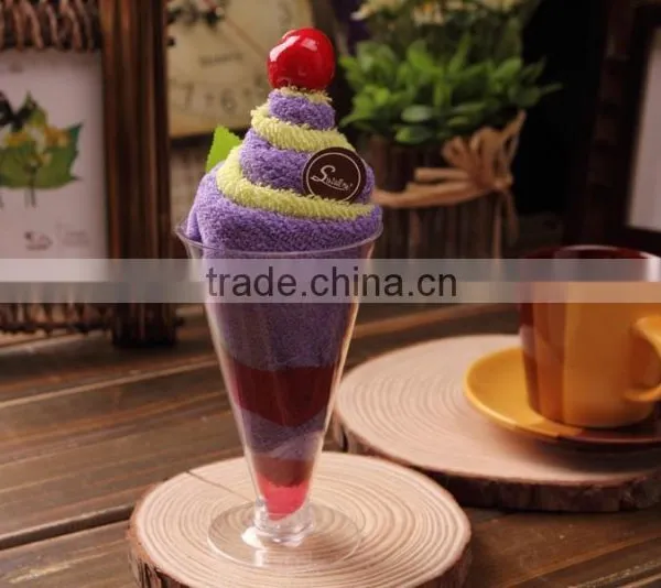 Wholesale Cheap Sundae Cake Towel Cake Towel Sundae Shape Gifts photo-5