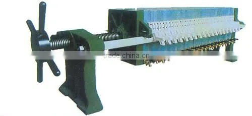 Plate and Frame Type Sludge Filter Press.