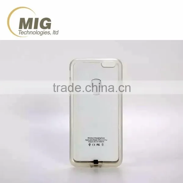 Qi Wireless Charger Receiver Case Portable Charger Receiver Case for Iphone 6/6s Plus photo-2
