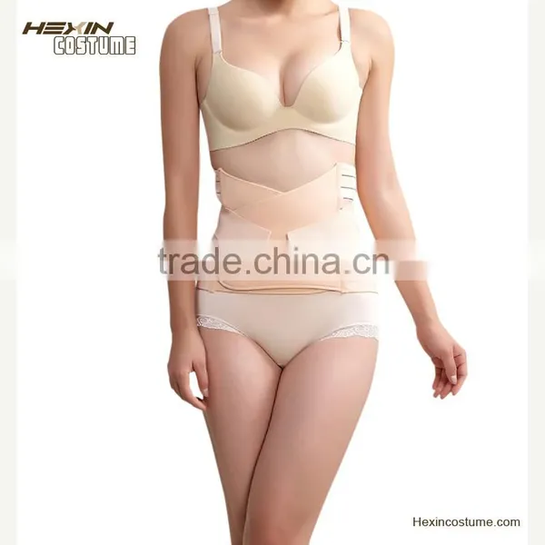 Nude Crossover Ventilate Double Steel Waist Slimming Corset Waist Girdle Shapewear photo-2