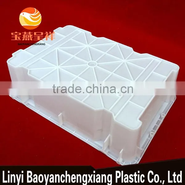 610x410x170mm Plastic Fish Basket for Turnover Transportation Convert photo-5