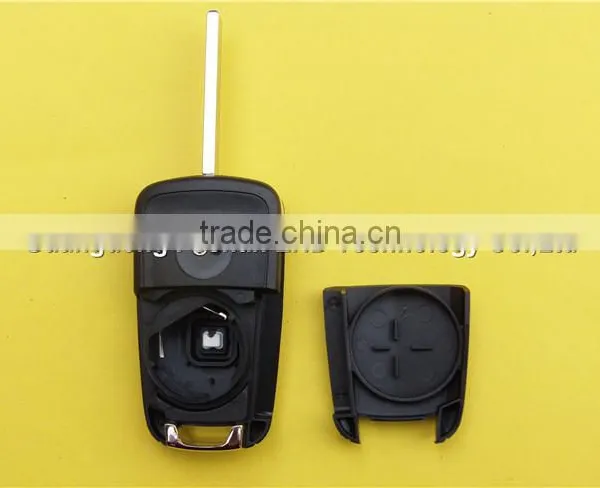 3 Buttons Chevy GM Remote Flip Key Blank Shell for Chevrolet Cruze Plip Key Case photo-6