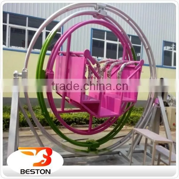 Amusement Park Human Gyroscope , Outdoor Children Rides Amusement Park Space Ball photo-3