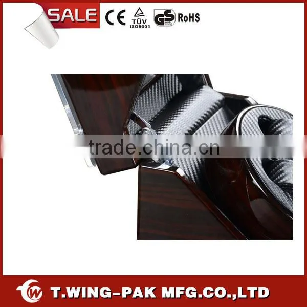 Wooden Watch Winders, Two Watches Display photo-3