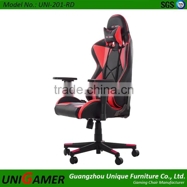 Sythetic Leather Swivel Sports Chair /Gaming Racing Office Chair photo-5
