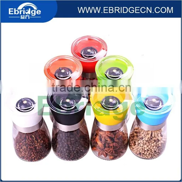 Ceramic Core Salt Pepper Mill, Hand Herb Spice Power Grinder photo-5