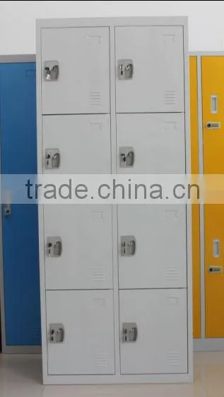 Steel 8 door storage / cabinet / wardrobe for gym use