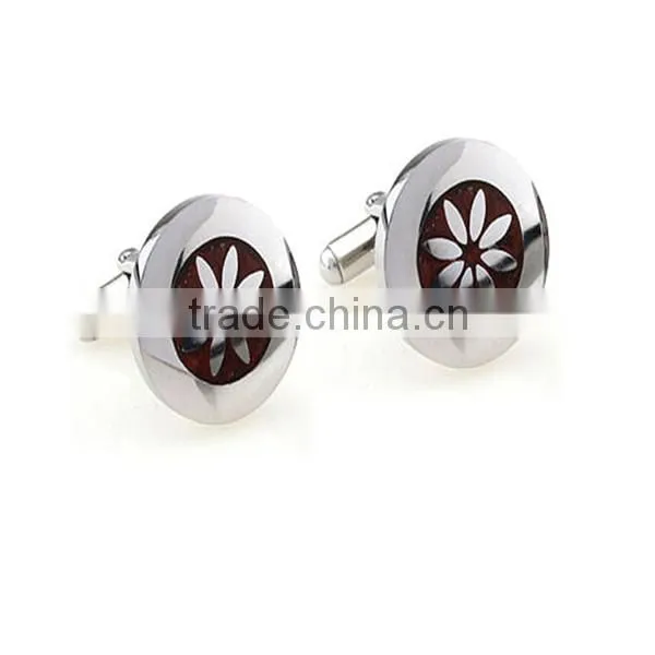 Fashion Jewelry Wholesale Wood Cufflinks for Men photo-4
