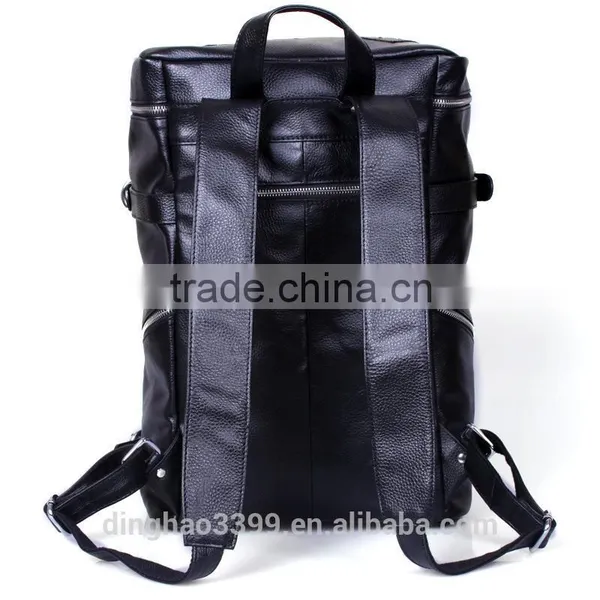 2016 Fashion Design Backpack Portable Leather Backpack Large Capacity Men's Bag photo-3