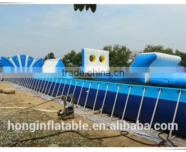 Hot Selling Metal Frame Rectangular Swimming Pool Inflatable photo-4