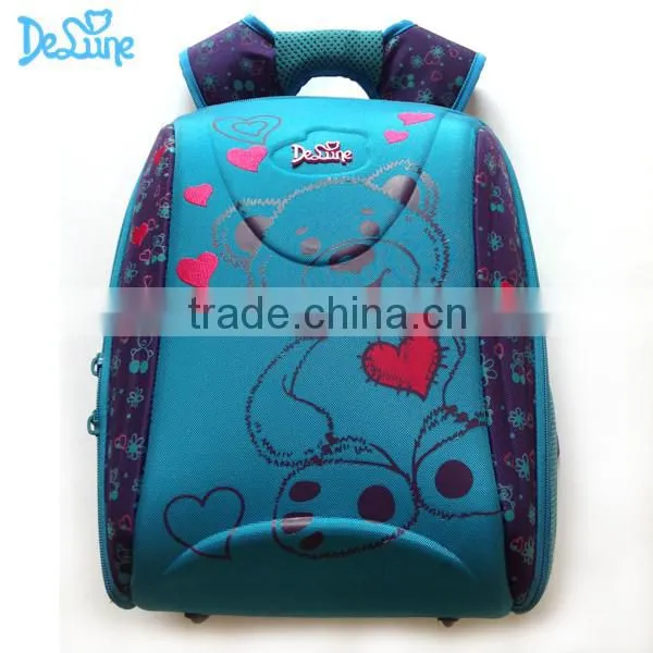 Delune wholesale school bags for girls cheap school backpack